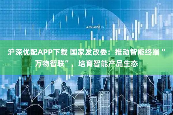 沪深优配APP下载 国家发改委：推动智能终端“万物智联”，培育智能产品生态
